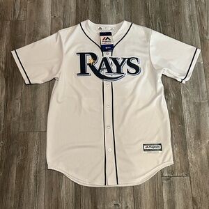 Chris Archer Tampa Bay Rays Majestic MLB Baseball Jersey Size Medium